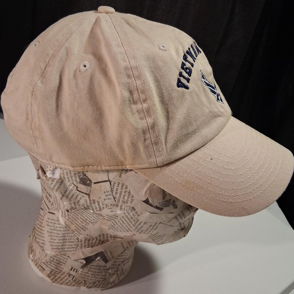 Mens Womens Vietnam Air Force Cap with blue embroidered text - Picture 2 of 7